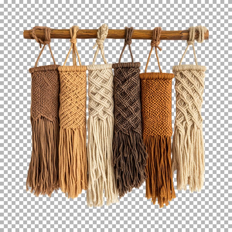 PSD boho macrame wall hanging set