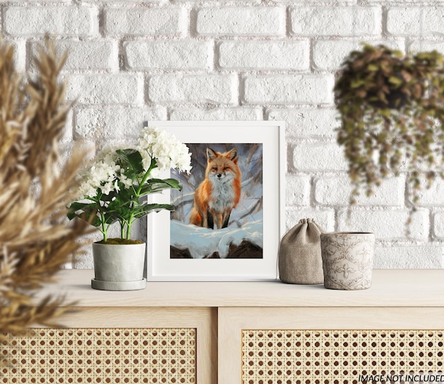 PSD boho style frame set