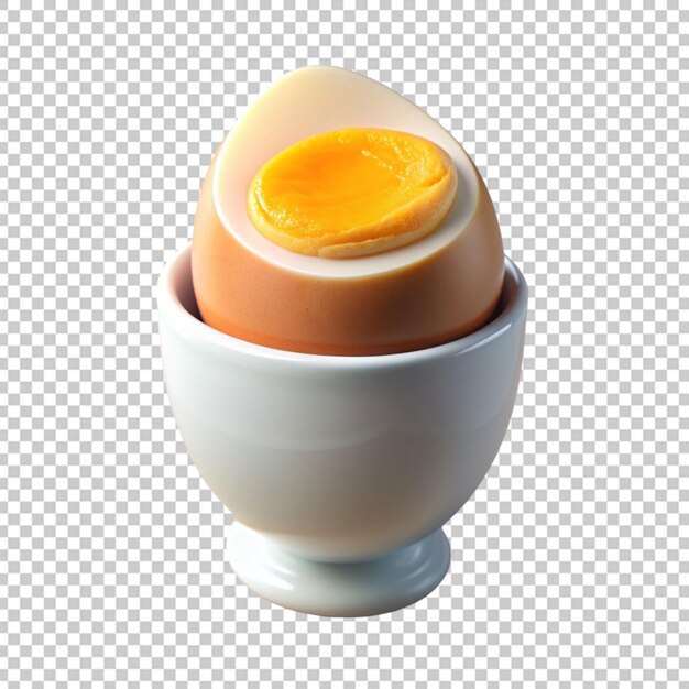 PSD boiled egg in egg cup