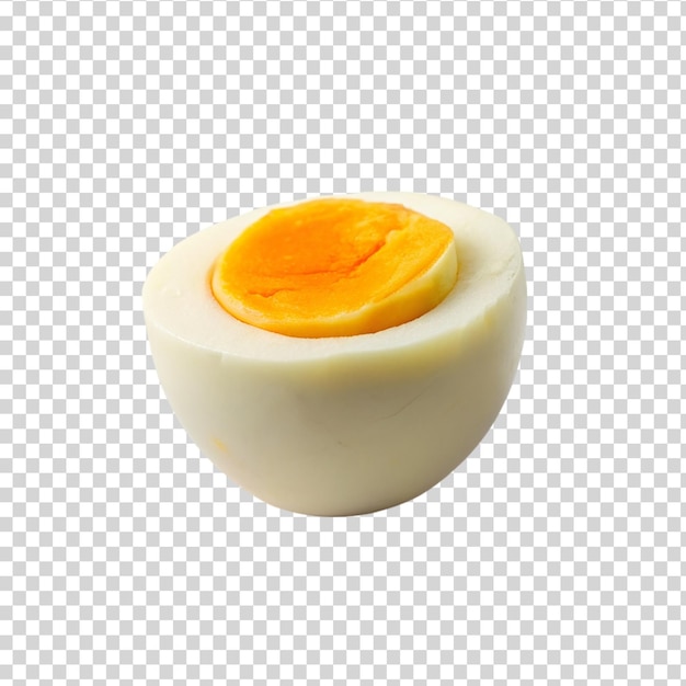 PSD boiled egg isolated on transparent background