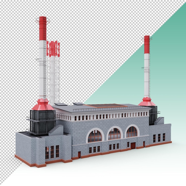 PSD boiler room building