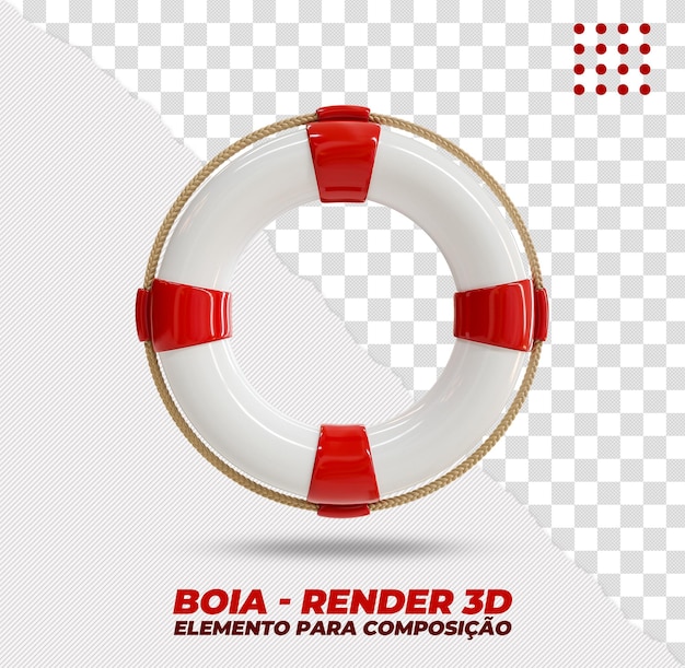 Boja element 3D do kompozycji