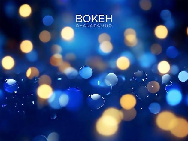 PSD bokeh lights background