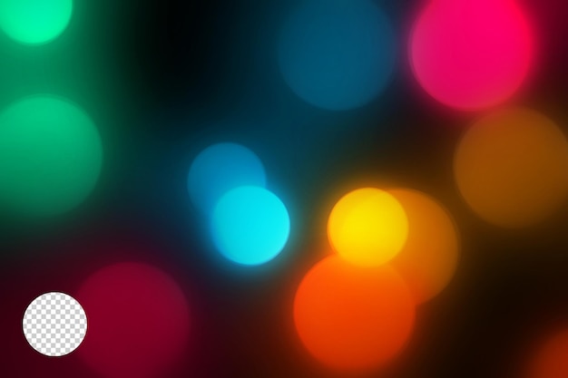 PSD bokeh lights effect