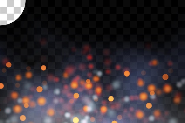 Bokeh świateł efekt tła