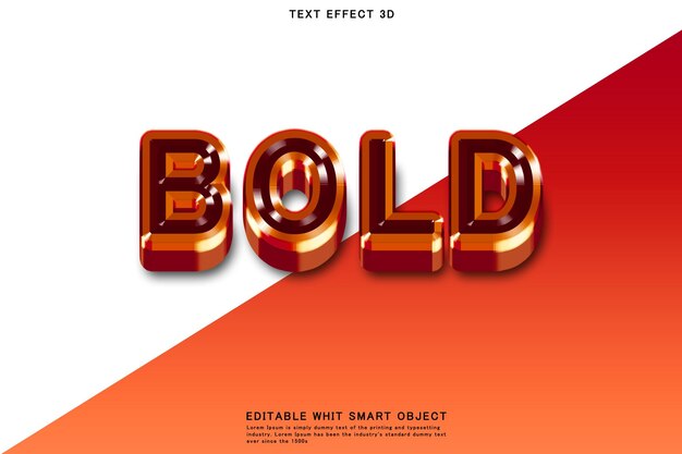 Bold 3d