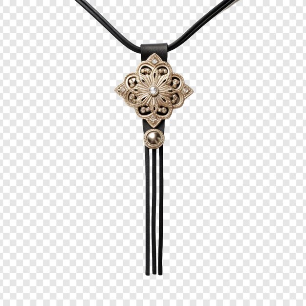 PSD Ювелирные изделия bolo tie изолированы на прозрачном фоне