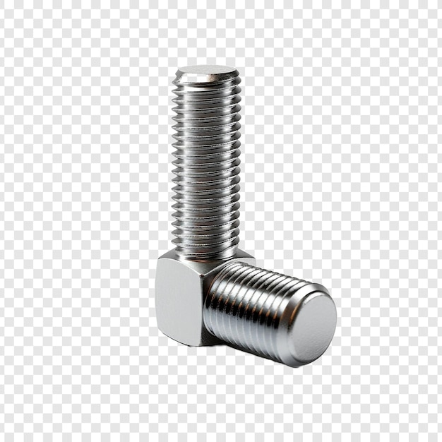 PSD bolt isolated on transparent background