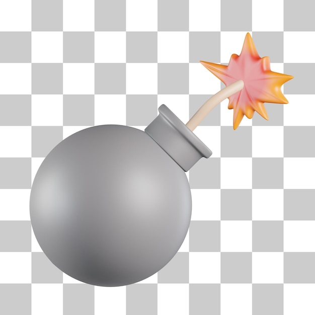 폭탄 3d 아이콘