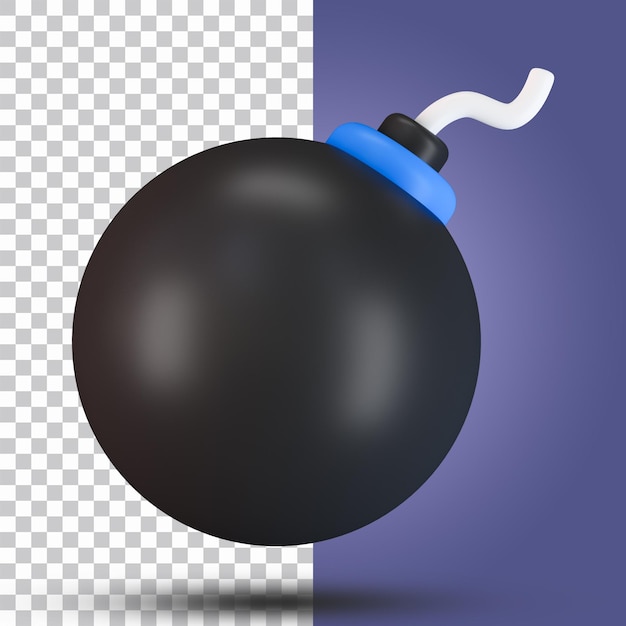 PSD bomb 3d icon