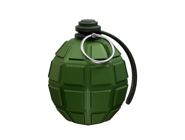 bomba granat 3d ikona ilustracja render