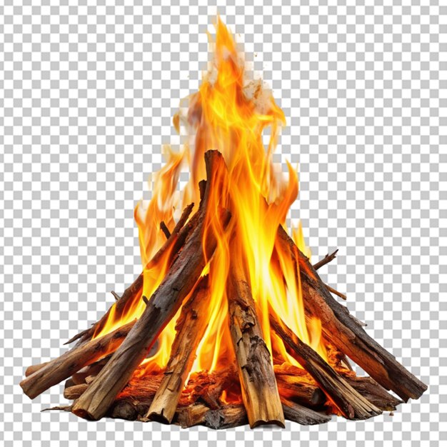 Bon fire transparent background