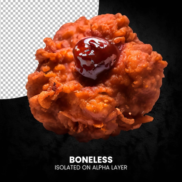 Boneless - BBQ isolated on alpha layers png