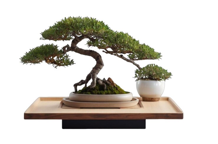 PSD bonsai tree transparent background