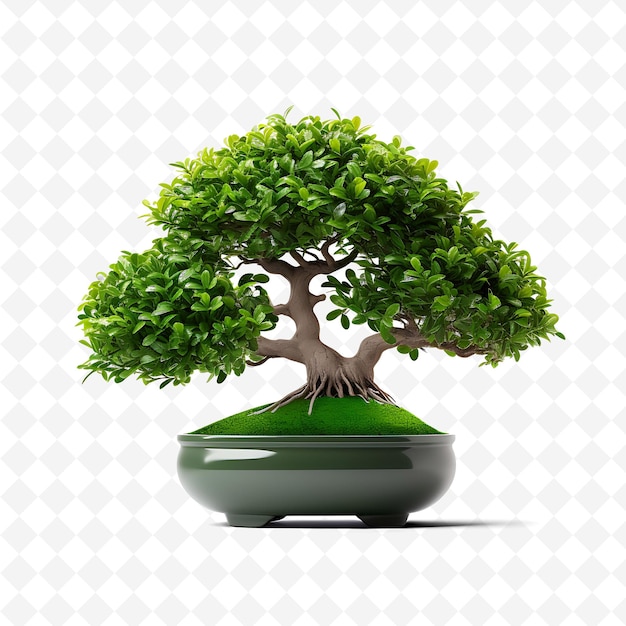 PSD un albero bonsai con un albero al centro
