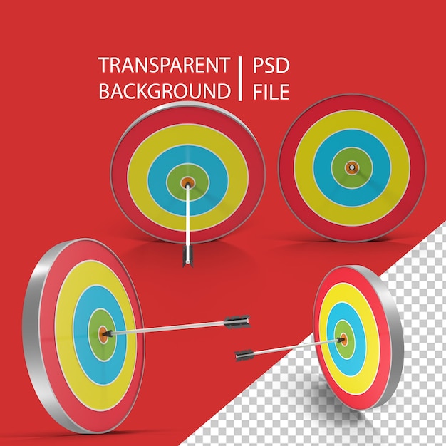 PSD boogschieten target png