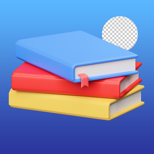 PSD Книга 3d иллюстрации