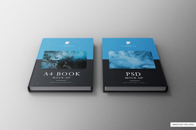 Book a4 mockup psd template