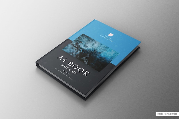 Book a4 mockup psd template