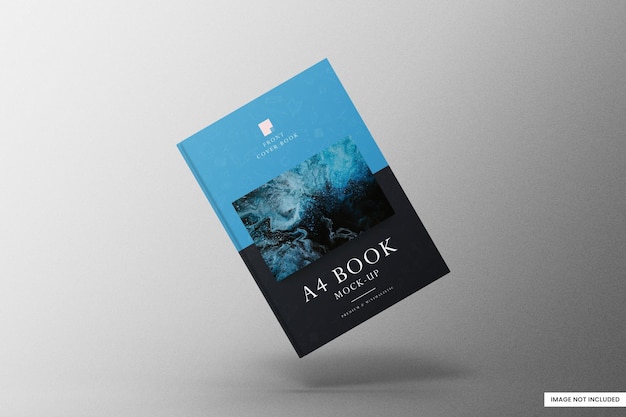 PSD modello psd mockup del libro a4