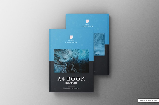 PSD book a4 mockup psd template