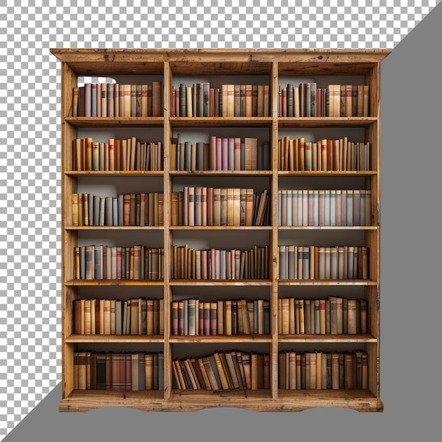 PSD book case white background