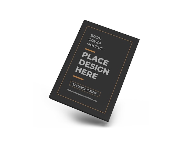 Book cover 3d mockup design