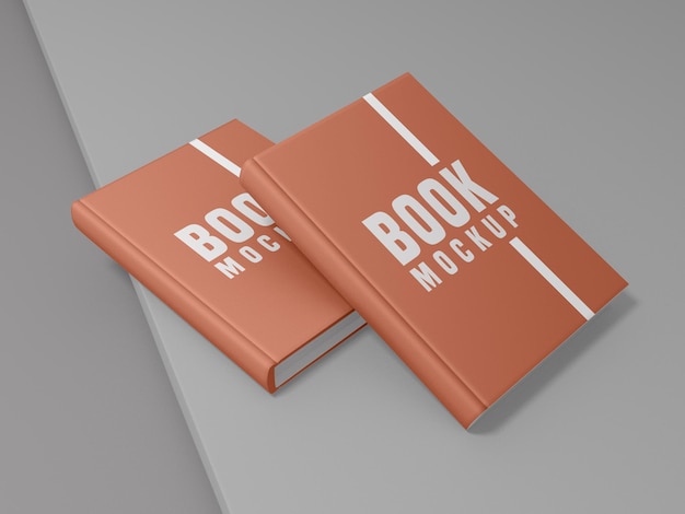 Book cover design mockup psd