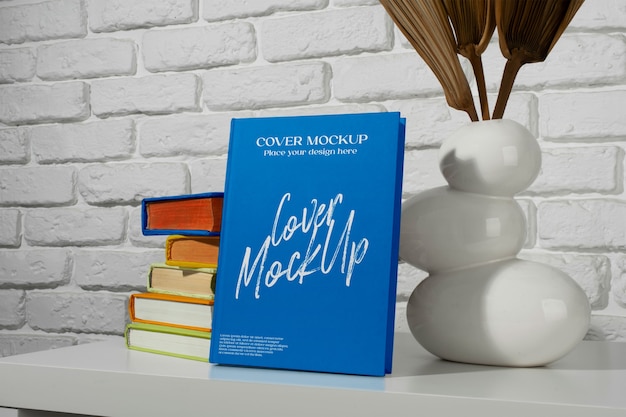 Mockup di copertina del libro per interni