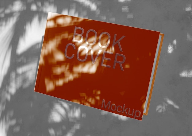 PSD book cover mockup design