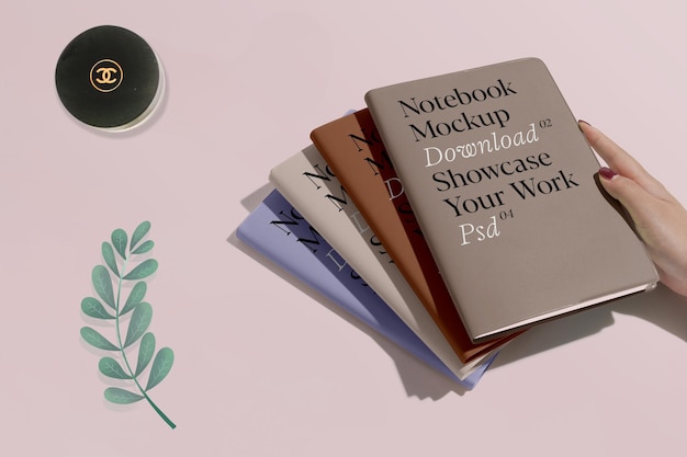 Book cover mockup psd editable design