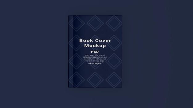 Book Cover Mockup PSD Template for Presentation and Branding