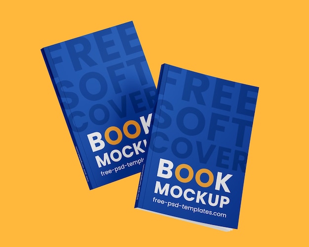 Book cover mockup set