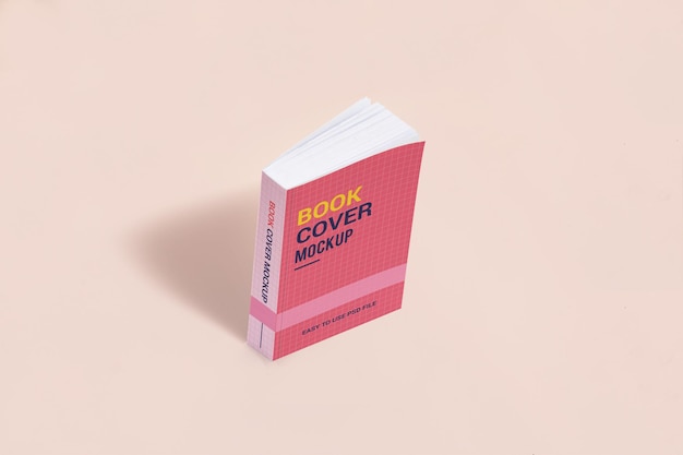 Book cover mockup template