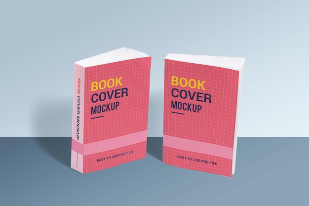 Book cover mockup template