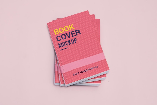 Book cover mockup template