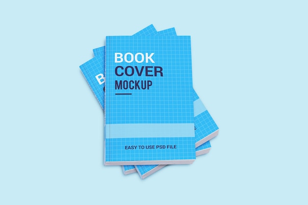 Book cover mockup template