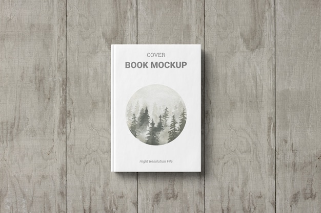 PSD book cover mockup