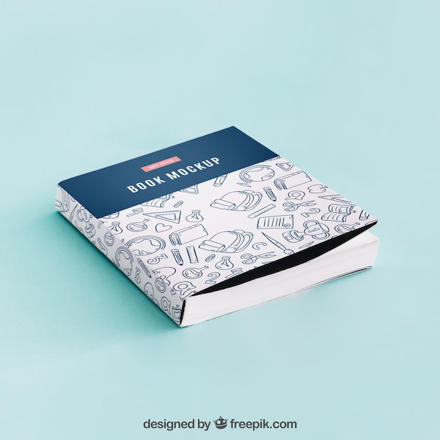 PSD mockup di copertina del libro