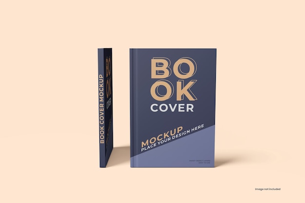 PSD book cover mockup