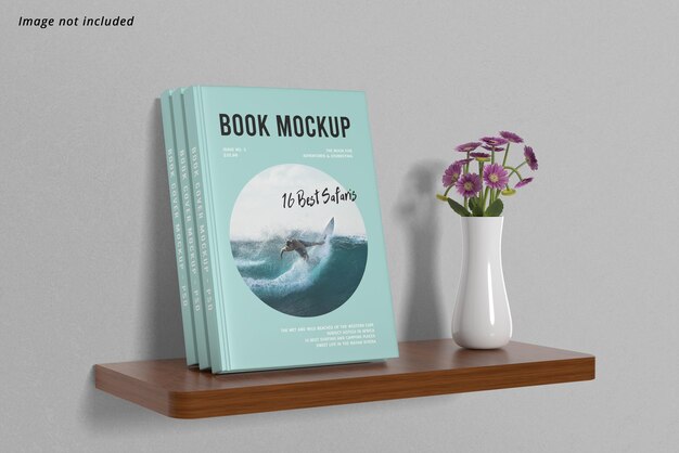 PSD book cover mockup