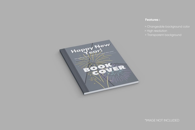 PSD mockup di copertina del libro