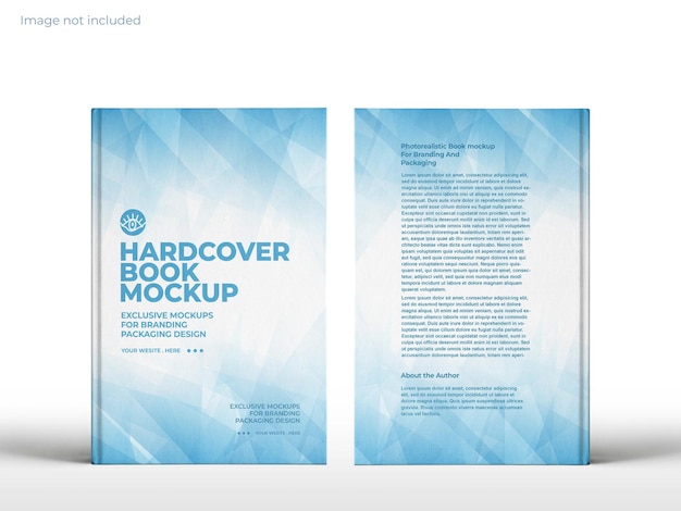 PSD book cover mockup