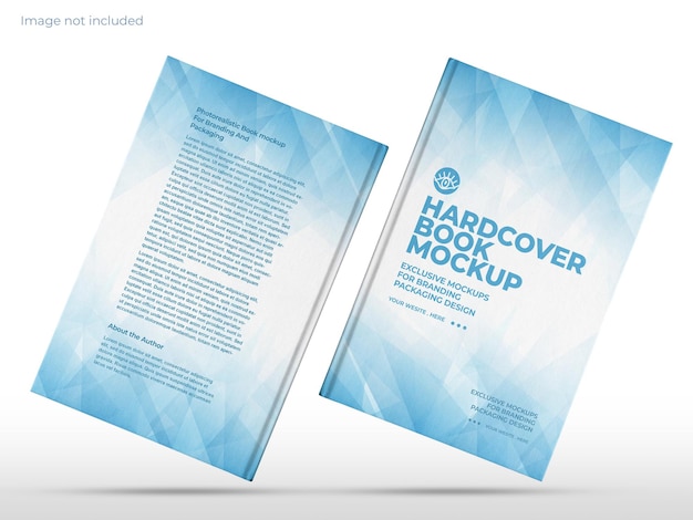 PSD book cover mockup