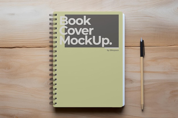 PSD book cover mockup