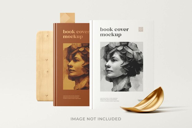 PSD book cover mockup