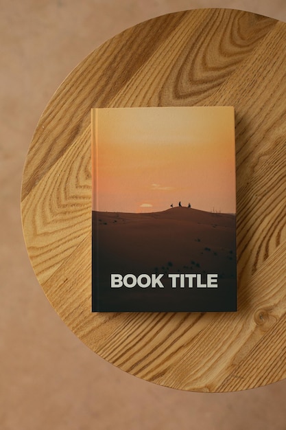 PSD book cover mockup