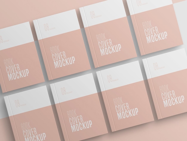 Book cover multiple mockup