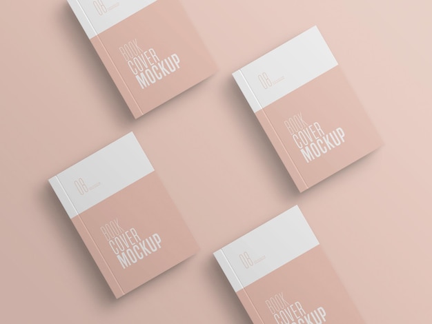 Book cover multiple mockup