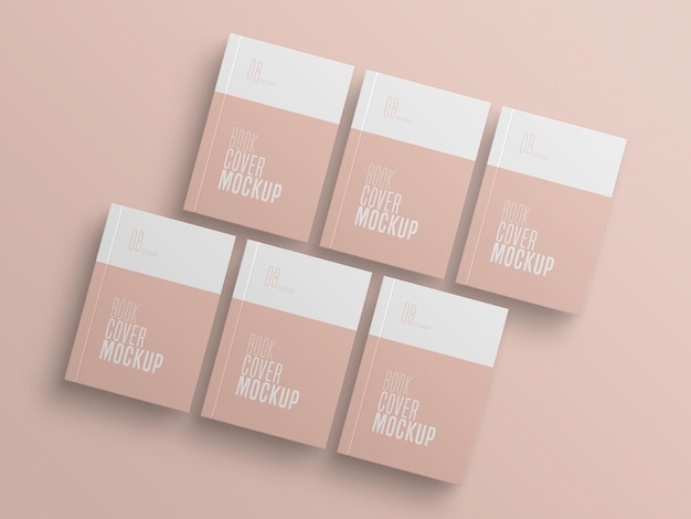 Book cover multiple mockup